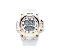 Men's Wristwatches - Youth Watches | Multifunction Waterproof Electronic Wristwatches with Big | with Cool LED Alarm and Big Face for Men and Women, White, Please refer to the