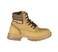 Men's Yellow Lace-Up Boots with Side Zip - male - Carrera - Kids Boots - Yellow - 35 EU - Kids 35 EU
