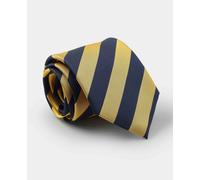 Men's Yellow Stripe Silk Tie - Savile Row Company