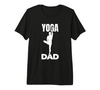 Mens Yoga Dad Meditation Yogi Papa Father's Day Premium T-Shirt