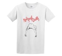 Men's York Dolls Retro Punk Rock Cotton T Shirt White S