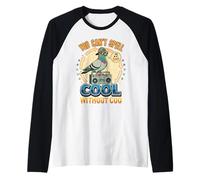 Mens You Can't Spell Cool Without Coo Funny Birds Pigeons Raglan Baseball Tee