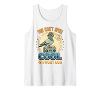 Mens You Can't Spell Cool Without Coo Funny Birds Pigeons Tank Top