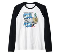 Mens You Can't Spell Cool Without Coo Funny Pigeon Raglan Baseball Tee