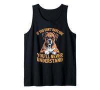 Mens You'll Never Understand Dog Owner Pet Animal Boxer Dog Tank Top