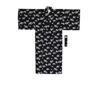 Mens Yukata (With an Obi Belt), Bamboo Pattern Nv, XX-L