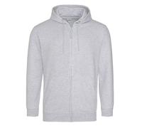 Mens Zip Hoodie Hooded Sweatshirt Womens Ladies Soft Cotton Top AWDis XS-5XL