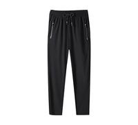 Mens Zip Pockets Sweatpants UK Sale Clearance,Man Jogging Tracksuit Bottoms Casual Drawstring Trousers Straight Leg Joggers Plus Size Pants Loose Fit Gym Running Trouser Quick Dry Workout Pant L-8XL