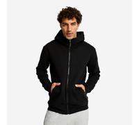 Men's Zip-up Fitness Hoodie - Black