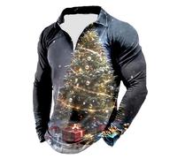 Mens Zip up Fleece Aztec Mens Pullover Graphic tee Heavy Sweatshirts for Men Winter Mens Wax Jacket Zip up Hoodies for Men Mens Christmas Jumpers 2022 Men's Sheepskin Coats (Black #3, XXL)