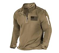 Mens Zip up Fleece Mens 3/4 Zip Pullover Wing Collar Shirt Men Jacket Winter with Hood Black Puffer Jacket Men Winter Hoodies for Men UK Xmas Jumper Men s Waterproof Winter Coat