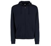 Mens Zip Up Hooded Sweatshirt Jacket Plain Zipped Hoodie Kustom Kit
