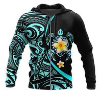 Men's Zip Up Hooded Sweatshirt Viking Symbol Tattoo Pattern Print Hoodie Unisex Long Sleeve Pullover Zip Cardigan with Pocket