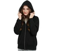 Mens Zip Up Hoodie,Mens And Womens Patchwork Contrasting Raglan Sleeve Round Neck Sweatshirt With Inner Long Sleeves