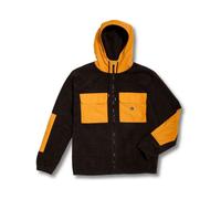 Men's zip-up hoodie Volcom Yzzolater Lined (black)