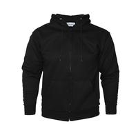 Mens Zip Up Hoodies Hooded Sweatshirt Fleece Top Plain Hoody Jumper Jackets Pull