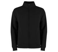 Mens Zipped Sweatshirt Plain Zip Up Casual Sweat Top Jacket Kustom Kit