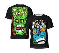 Men's Zombies Band Short Sleeve T-Shirts Stylish Versatile Summer Tees Multi-Sided Printed Shirt Multicoloured XXL