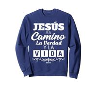 Mensajes Biblicos Dios Jesus Espanol Spanish for Christians Sweatshirt