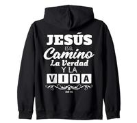 Mensajes Biblicos Dios Jesus Espanol Spanish for Christians Zip Hoodie