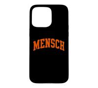 Mensch Hebrew Yiddish Slang Jewish Humor Father's Day uncle Case for iPhone 15 Pro Max
