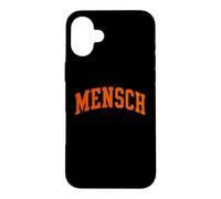 Mensch Hebrew Yiddish Slang Jewish Humor Father's Day uncle Case for iPhone 16 Plus