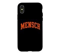 Mensch Hebrew Yiddish Slang Jewish Humor Father's Day uncle Case for iPhone X/XS
