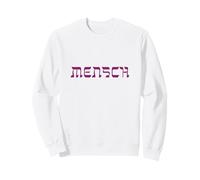 Mensch Yiddish Slang Jewish Humor Father's Day Dad Sweatshirt