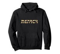 Mensch Yiddish Slang Jewish Humor Father's Day Pullover Hoodie