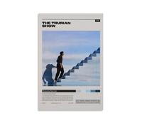 Mensise Classic Movie Posters The Truman Show Music Posters for Room Aesthetic Canvas Wall Art Bedroom Decor12x18inch(30x45cm)