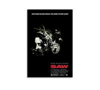Mensise Horror Movie Poster Saw Music Posters for Room Aesthetic Canvas Wall Art Bedroom Decor20x30inch(50x75cm)