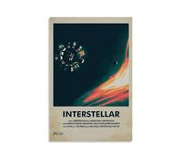 Mensise Interstellar Vintage Movie Poster Music Posters for Room Aesthetic Canvas Wall Art Bedroom Decor20x30inch(50x75cm)