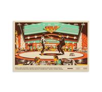Mensise Pulp Posters Fiction Vintage Movie Music Posters for Room Aesthetic Canvas Wall Art Bedroom Decor08x12inch(20x30cm)