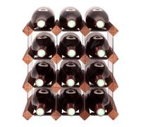 Mensolas - 12 bottles - Dark stained pine