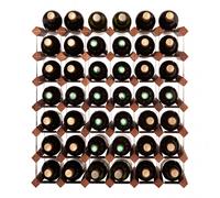 Mensolas - 42 bottles - Dark stained pine