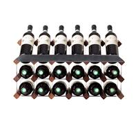 Mensolas - Display - 18 bottles - Dark stained pine