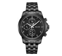 Mensor Gents Chronograph Watch With Black Dial & Black Bracelet -PEWJK0021504, Black