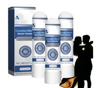 MenStick Nasal Inhaler, Complex Men's Nasal Inhaler, Restores Energy and Vitality, Provides Everyday Comfort, Boost Confidence and Intimacy (3PCS)