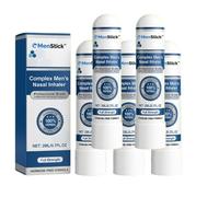 MenStick Nasal Inhaler, Complex Men's Nasal Inhaler, Restores Energy and Vitality, Provides Everyday Comfort (5PCS)