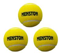 Menston Tennis Ball Soft Rubber Training Ball Heavy Duty Tennis Ball Training Cricket Ball (3 Pack)