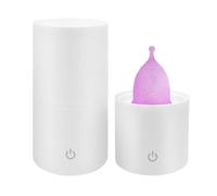 Menstrual Cup Steam Steriliser, Menstrual Cup Cleaner, Sanitiser, Kills Germs, Compatible with All Period Cups, Discs, Modern Design, Automatic Shut Off, Safe, Easy to Use