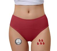 Menstrual Panties Women Medium Size - Plus Size Panties Antibacterial Solid Color Comfortable Casual Classic Simple Shorty Soft Breathable And Elegant Basic Briefs 2026