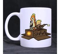 Mensuk calvin and hobbes firefly Custom White Mug coffee cup