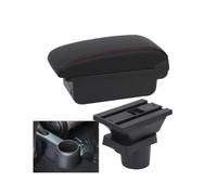 MENSUNUBNM Car Accessories Armrest Box For VW For UP 2009-2020Car Armrest Console Storage Box(A style red line)
