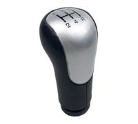 MENSUNUBNM Gear Shift Knob Gaiter Boot Cover for Ford for Fiesta MK6 for Fusion for Transit for Connect 2002-2008(5 Speed Silver)