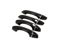 MENSUNUBNM Smart Door Handle Cover for Skoda for Octavia MK3 5E 2013 2014 2012~2019 2015 Gloss Black Sticker Trim Car Protective Film Accessories(4Handle 2 Buttons)