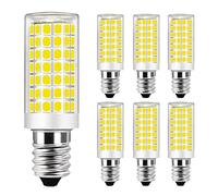 MENTA E14 LED 9W Light Bulbs, Cool White 6000K, 9W Equivalent 75W Halogen, 750lm, 9W E14 Energy Saver Bulbs, Not Dimmable, AC 220-240V, 6 Pack