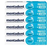 Mentadent Protect + Whiten Toothpaste 75ml, Family Protection, 10x Stronger Teeth | with Fluoride and Calcium | Whiter Teeth After 1 Week | Click ' ' to Make Your Bulk Buy!