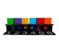 Mental Color Match Cube Stage Magic Tricks Illusions Gimmicks Mentalism Magic Props Close Up Magia Magician Psychology Funny (Pro) (max)