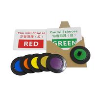 Mental Color Predict Gimmick - Interactive Trick Funny Gimmick to Predict Colour - Illusions Mentalism Props Beginners-Friendly Tricks for Street, Gathering, Festival